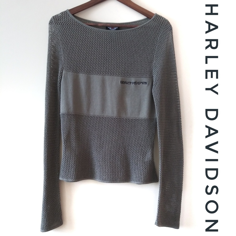 Harley Davidson Loose knit Lightweight Sweater